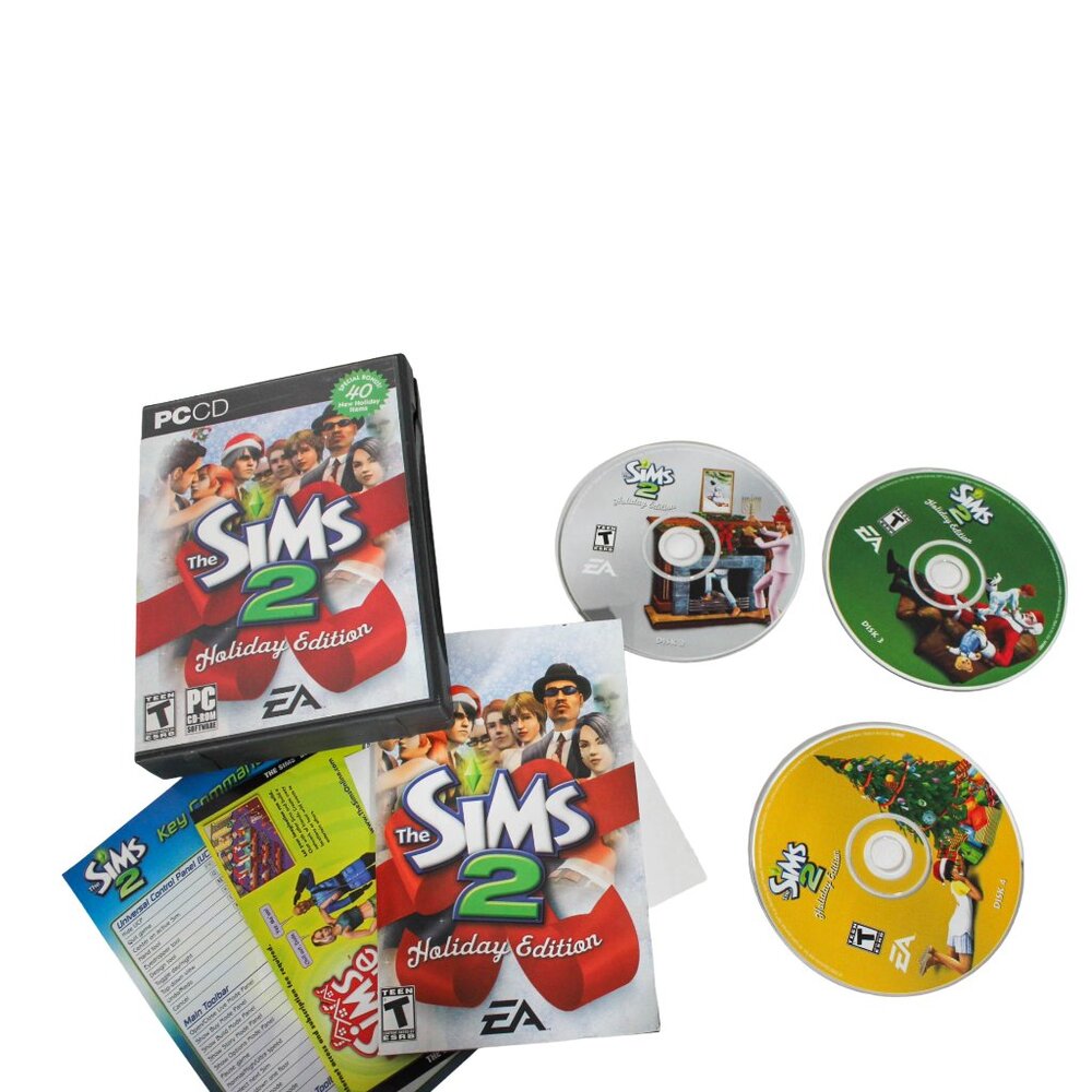 The Sims 2 Holiday Edition Expansion Pack (PC, 2005) Discs 2–4 Only
